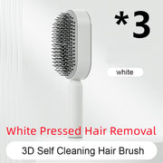 Self Cleaning Hair Brush with Scalp Massage