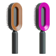 Self Cleaning Hair Brush with Scalp Massage