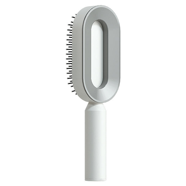 Self Cleaning Hair Brush with Scalp Massage