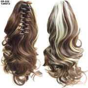 Long Wave Gray Wrap-Around Ponytail Clip-In