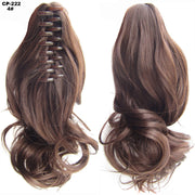 Long Wave Gray Wrap-Around Ponytail Clip-In