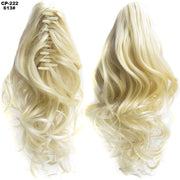 Long Wave Gray Wrap-Around Ponytail Clip-In