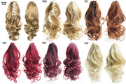 Long Wave Gray Wrap-Around Ponytail Clip-In