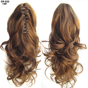 Long Wave Gray Wrap-Around Ponytail Clip-In