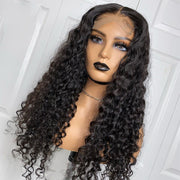 Human Hair Set with Small Curls & Long Length
