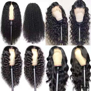 Front Lace Long Curly Fiber Wig