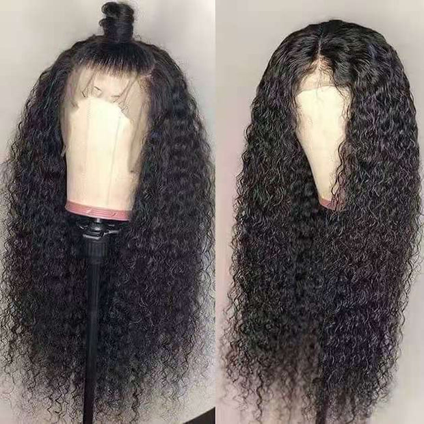 Front Lace Long Curly Fiber Wig