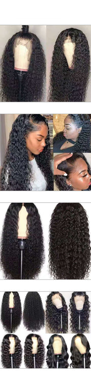 Front Lace Long Curly Fiber Wig