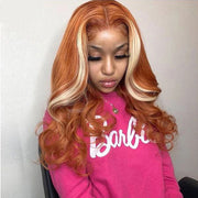 4x4 Human Hair Wig with 613 Highlights