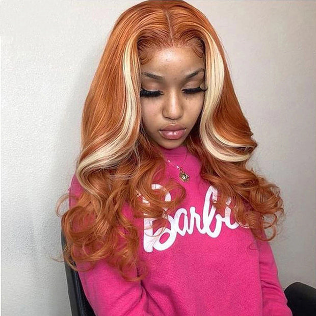 4x4 Human Hair Wig with 613 Highlights