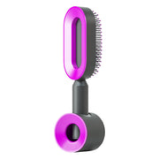 Self Cleaning Hair Brush with Scalp Massage