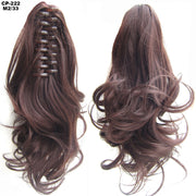 Long Wave Gray Wrap-Around Ponytail Clip-In