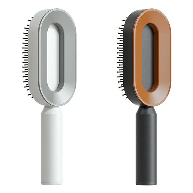 Self Cleaning Hair Brush with Scalp Massage