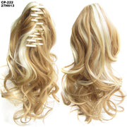 Long Wave Gray Wrap-Around Ponytail Clip-In