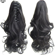 Long Wave Gray Wrap-Around Ponytail Clip-In