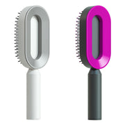 Self Cleaning Hair Brush with Scalp Massage