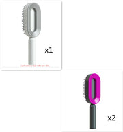 Self Cleaning Hair Brush with Scalp Massage