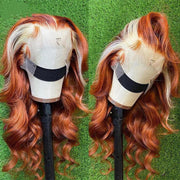 4x4 Human Hair Wig with 613 Highlights