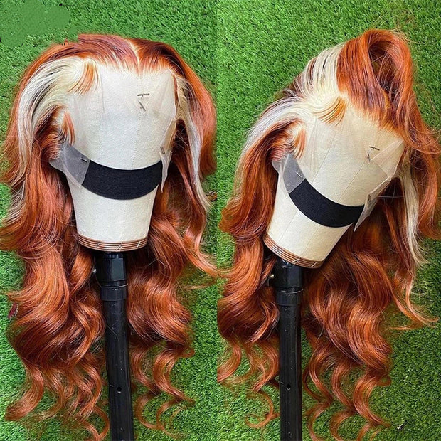4x4 Human Hair Wig with 613 Highlights