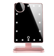 LED Touch Makeup Mirror with Bluetooth & 10X Zoom