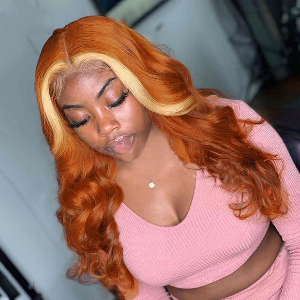 4x4 Human Hair Wig with 613 Highlights