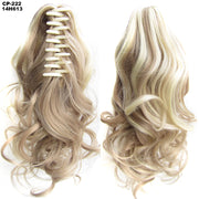 Long Wave Gray Wrap-Around Ponytail Clip-In