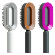 Self Cleaning Hair Brush with Scalp Massage