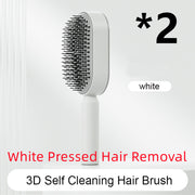 Self Cleaning Hair Brush with Scalp Massage