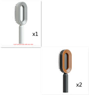 Self Cleaning Hair Brush with Scalp Massage