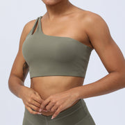 Slant Shoulder Strap Workout Underwear