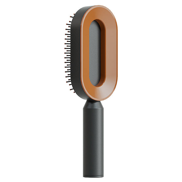 Self Cleaning Hair Brush with Scalp Massage