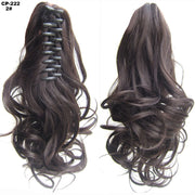 Long Wave Gray Wrap-Around Ponytail Clip-In
