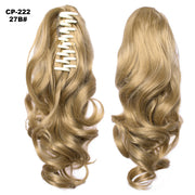 Long Wave Gray Wrap-Around Ponytail Clip-In