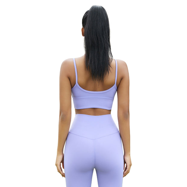 V-neck Strap Yoga Vest For Women Workout Bra