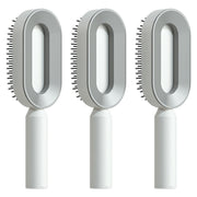 Self Cleaning Hair Brush with Scalp Massage
