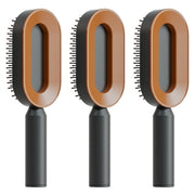 Self Cleaning Hair Brush with Scalp Massage