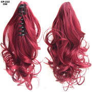 Long Wave Gray Wrap-Around Ponytail Clip-In
