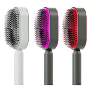 Self Cleaning Hair Brush with Scalp Massage