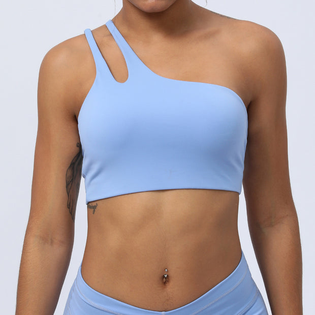 Slant Shoulder Strap Workout Underwear
