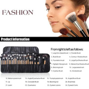 24-Piece Professional Makeup Brush Set with Gift Bag