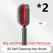 Self Cleaning Hair Brush with Scalp Massage