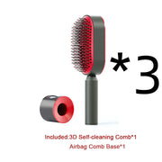 Self Cleaning Hair Brush with Scalp Massage