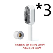 Self Cleaning Hair Brush with Scalp Massage