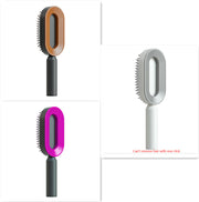 Self Cleaning Hair Brush with Scalp Massage