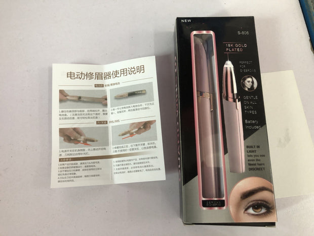 Mini Brow Trimmer with LED Light