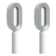 Self Cleaning Hair Brush with Scalp Massage