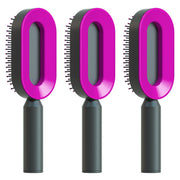 Self Cleaning Hair Brush with Scalp Massage
