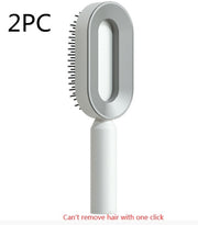 Self Cleaning Hair Brush with Scalp Massage