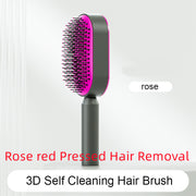 Self Cleaning Hair Brush with Scalp Massage