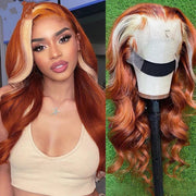 4x4 Human Hair Wig with 613 Highlights